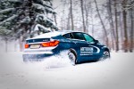 Тест-драйв в снегу новой BMW 5 GT (21 декабря 2009)